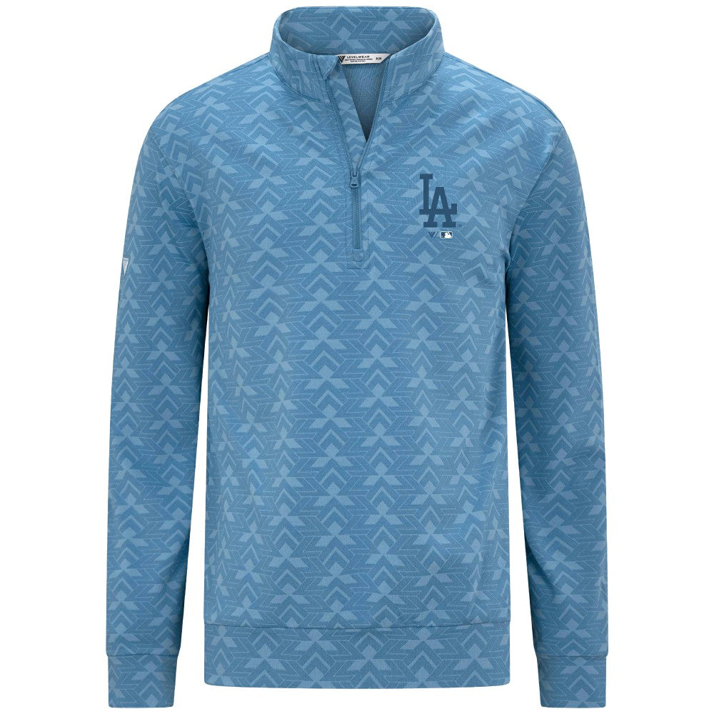 Los Angeles Dodgers Levelwear Chameleon Quarter-Zip Pullover - Blue Pullover
