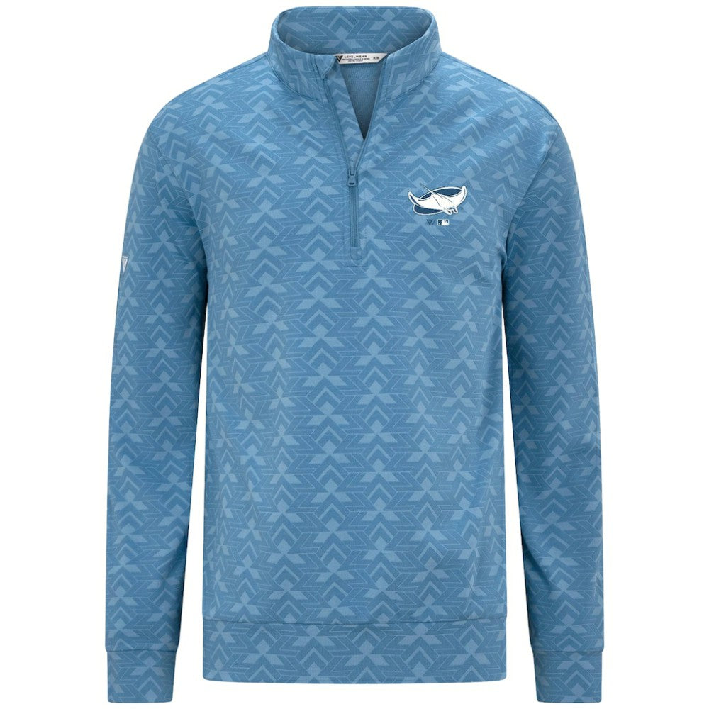 Tampa Bay Rays Levelwear Chameleon Quarter-Zip Pullover - Blue Pullover