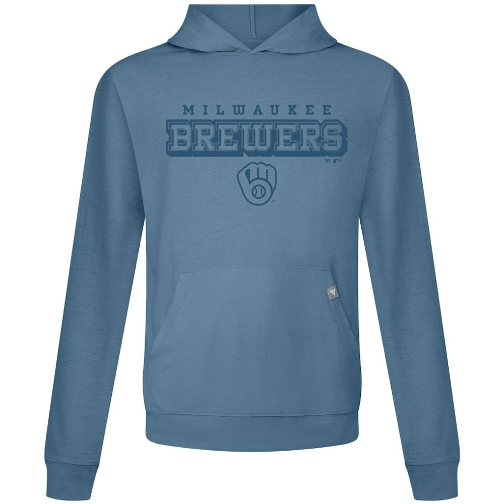 Milwaukee Brewers Levelwear Relay Hoodie - Blue Hoodies