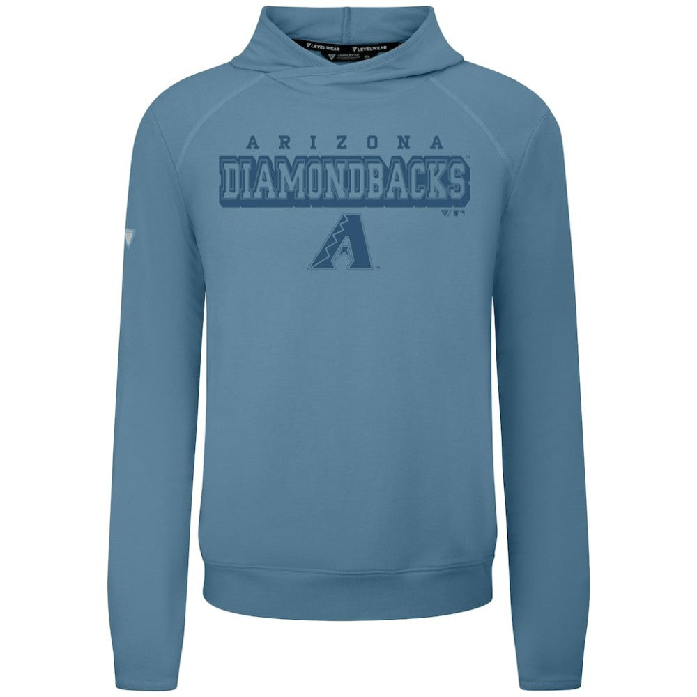 Arizona Diamondbacks Levelwear Mandate Tri-Blend Hoodie - Blue Hoodies