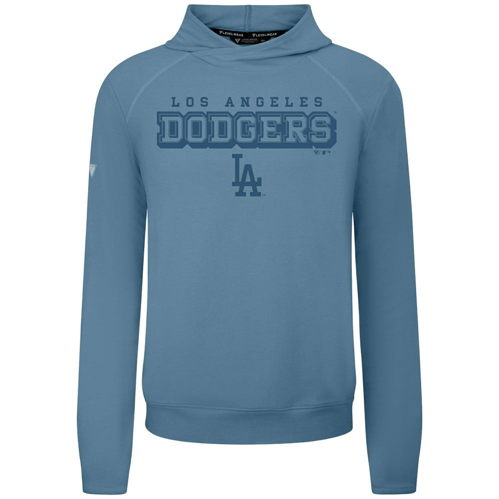 Los Angeles Dodgers Levelwear Mandate Tri-Blend Hoodie - Blue Hoodies