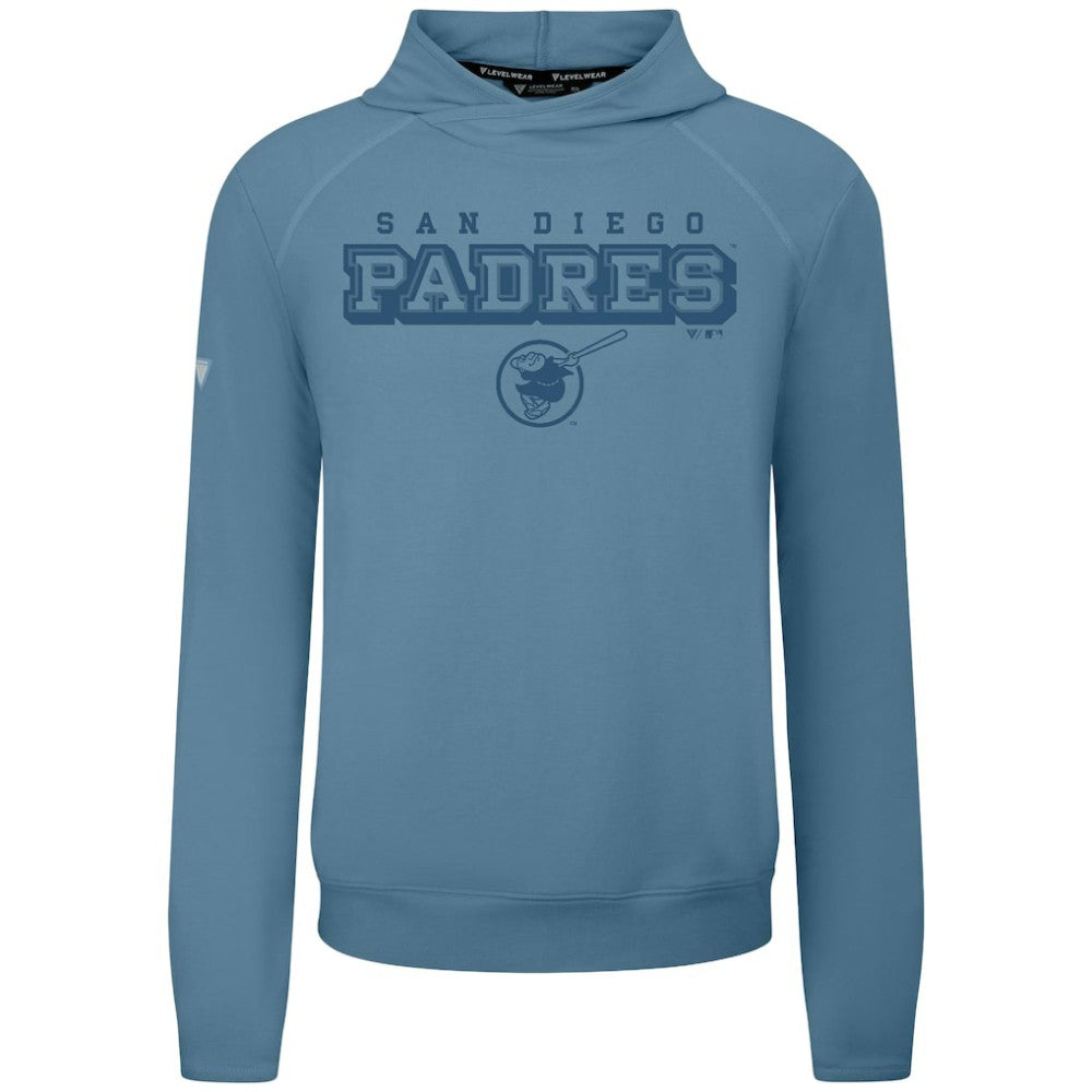 San Diego Padres Levelwear Mandate Tri-Blend Hoodie - Blue Hoodies