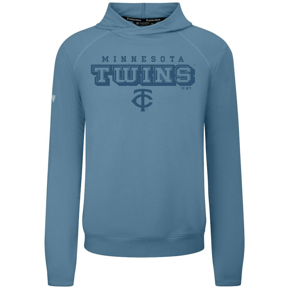 Minnesota Twins Levelwear Mandate Tri-Blend Hoodie - Blue Hoodies