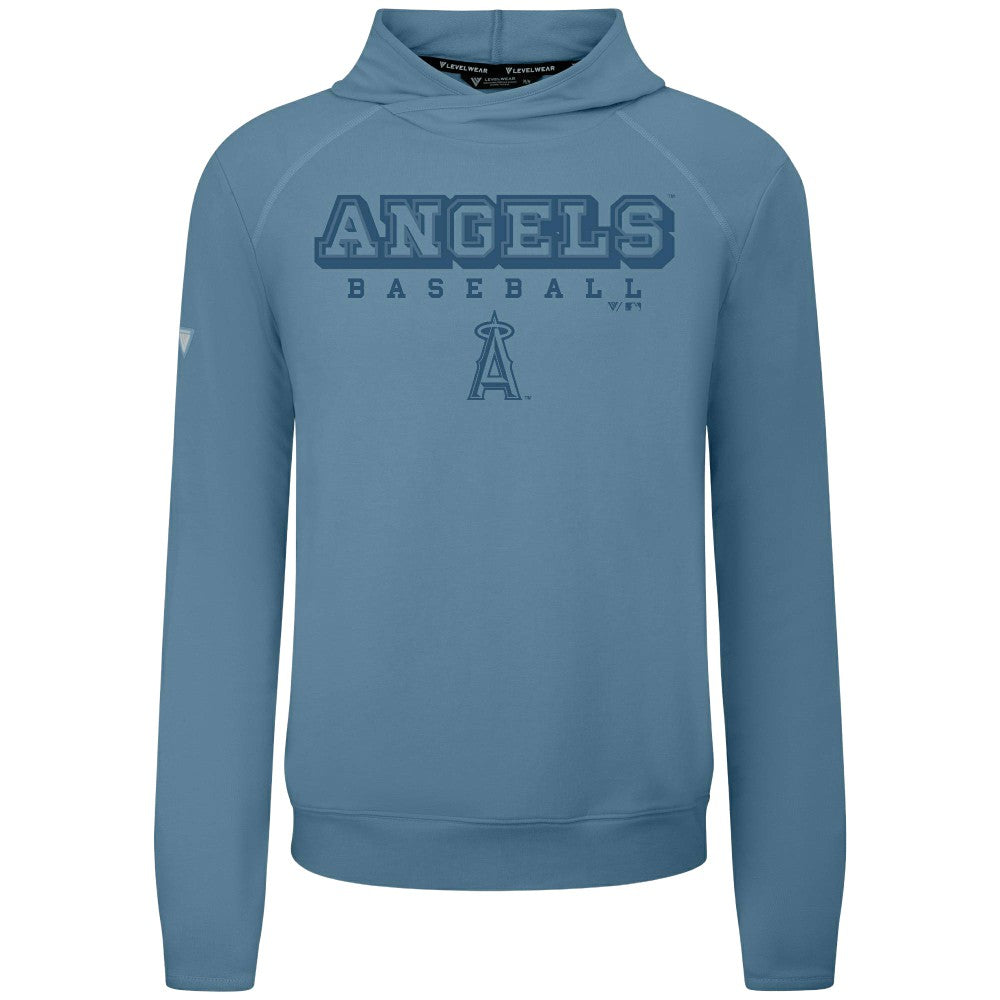 Los Angeles Angels Levelwear Mandate Tri-Blend Hoodie - Blue Hoodies
