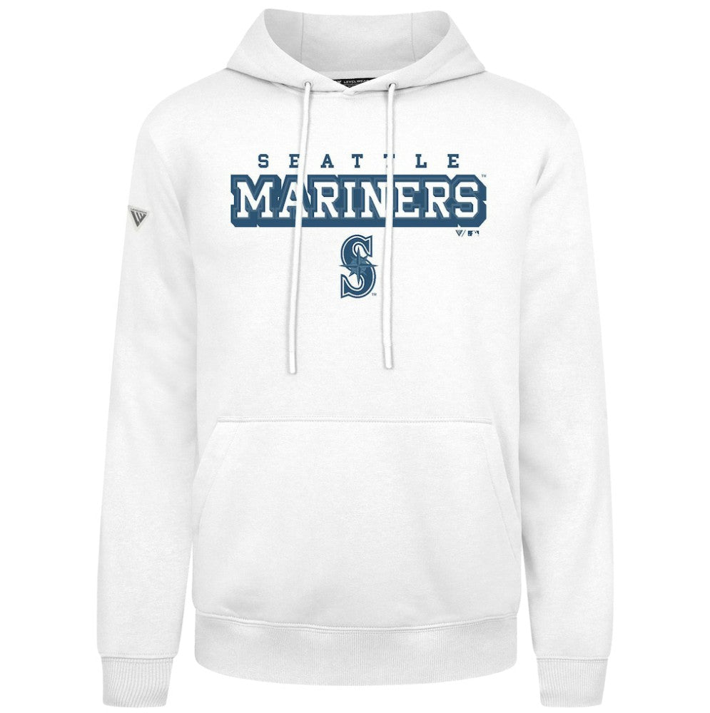 Seattle Mariners Levelwear Podium Hoodie - White Hoodies