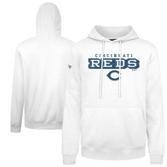 Cincinnati Reds Levelwear Podium Hoodie - White Hoodies