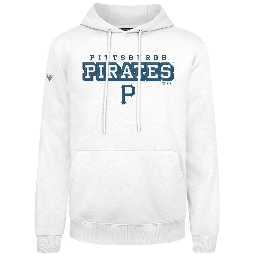 Pittsburgh Pirates Levelwear Podium Hoodie - White Hoodies