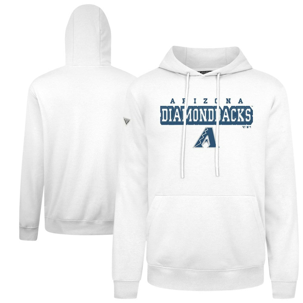 Arizona Diamondbacks Levelwear Podium Hoodie - White Hoodies