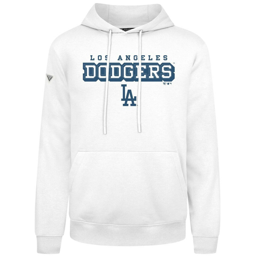 Los Angeles Dodgers Levelwear Podium Hoodie - White Hoodies