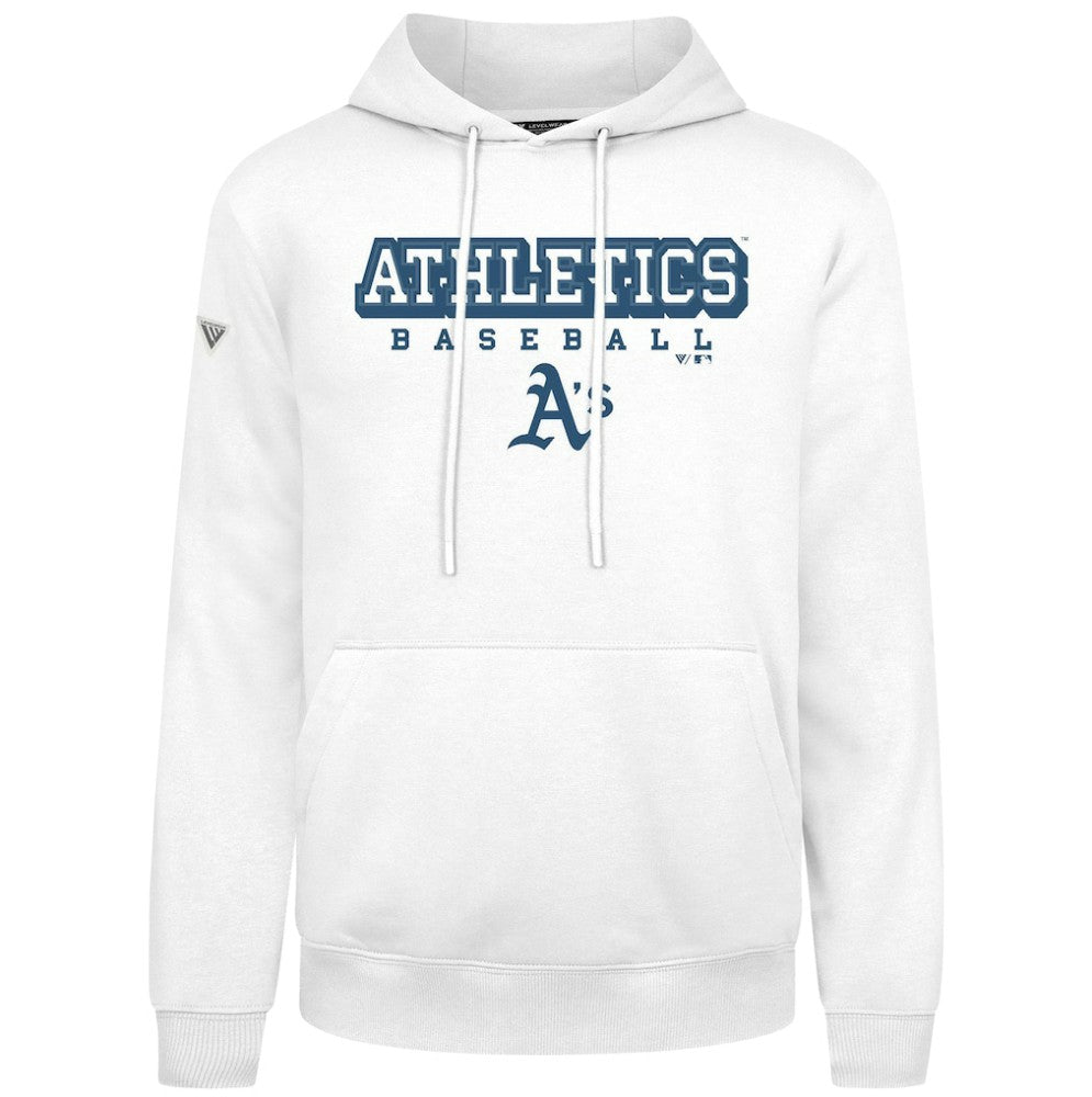 Athletics Levelwear Podium Hoodie - White Hoodies