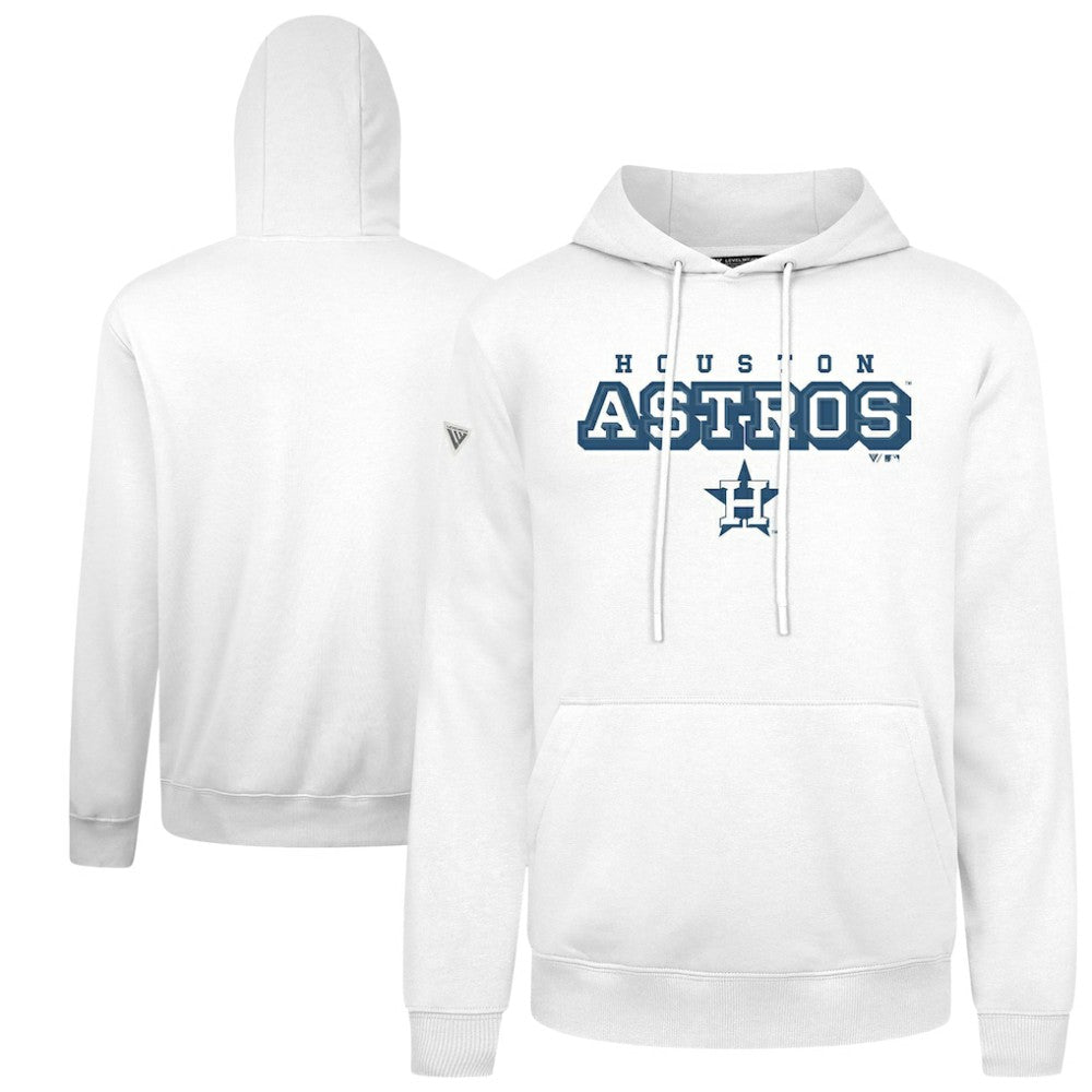 Houston Astros Levelwear Podium Hoodie - White Hoodies