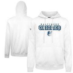 Baltimore Orioles Levelwear Podium Hoodie - White Hoodies
