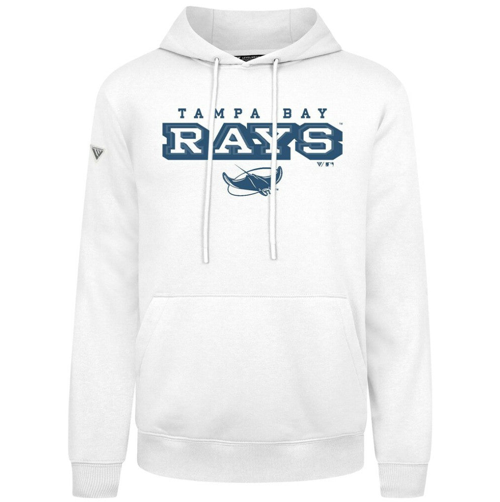 Tampa Bay Rays Levelwear Podium Hoodie - White Hoodies