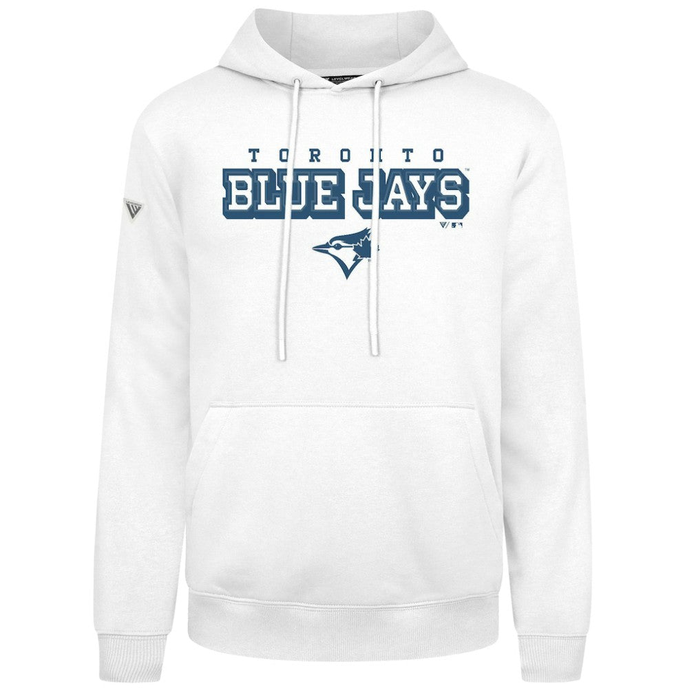 Toronto Blue Jays Levelwear Podium Hoodie - White Hoodies