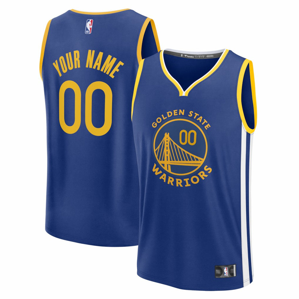 Golden State Warriors Fast Break Custom Jersey Icon Editi- Royal