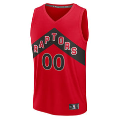 Toronto Raptors Fast Break Custom Jersey Icon Edition Red