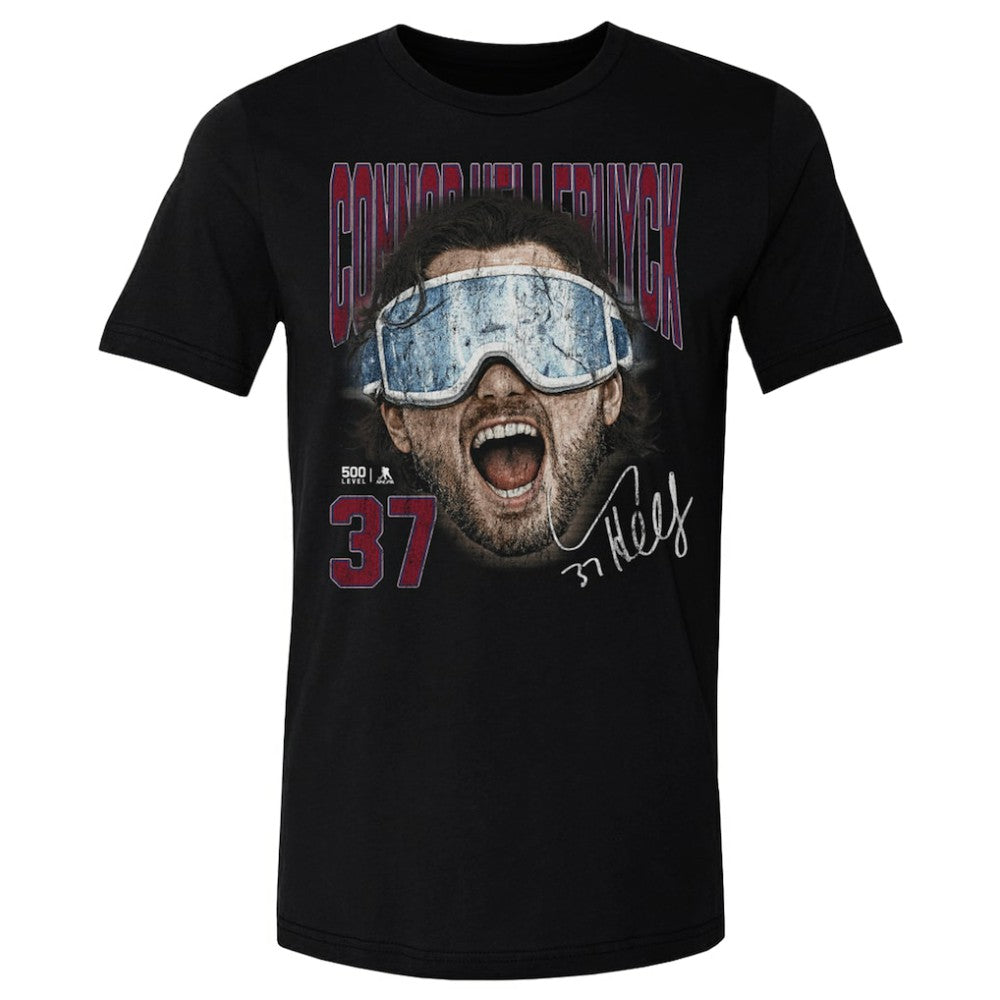 NHL Connor Hellebuyck US Men's Hockey 500 Level Goggles T-Shirt - Black
