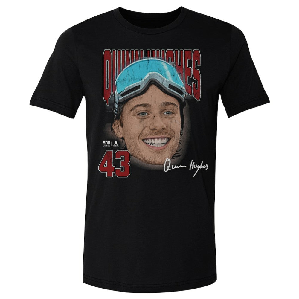 NHL Quinn Hughes US Men's Hockey 500 Level Goggles T-Shirt - Black