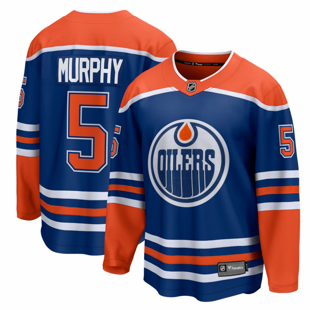 NHL Connor Murphy Edmonton Oilers Fanatics Home Breakaway Jersey - Royal