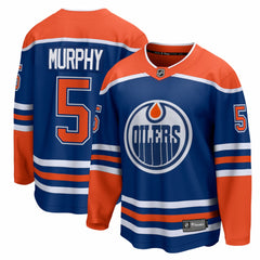 NHL Connor Murphy Edmonton Oilers Fanatics Home Breakaway Jersey - Royal