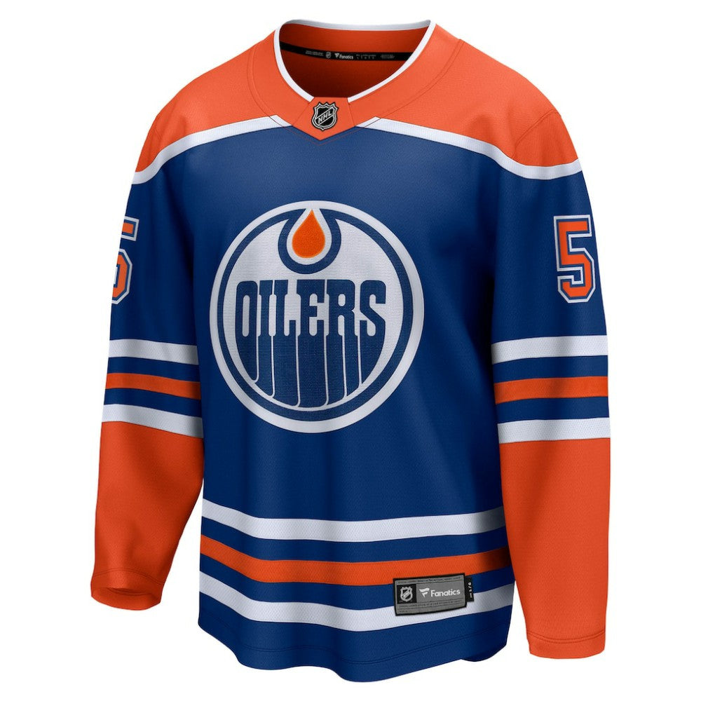 NHL Connor Murphy Edmonton Oilers Fanatics Home Breakaway Jersey - Royal