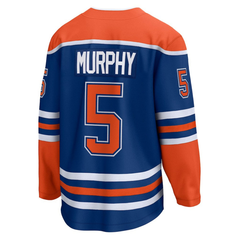 NHL Connor Murphy Edmonton Oilers Fanatics Home Breakaway Jersey - Royal