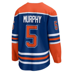 NHL Connor Murphy Edmonton Oilers Fanatics Home Breakaway Jersey - Royal