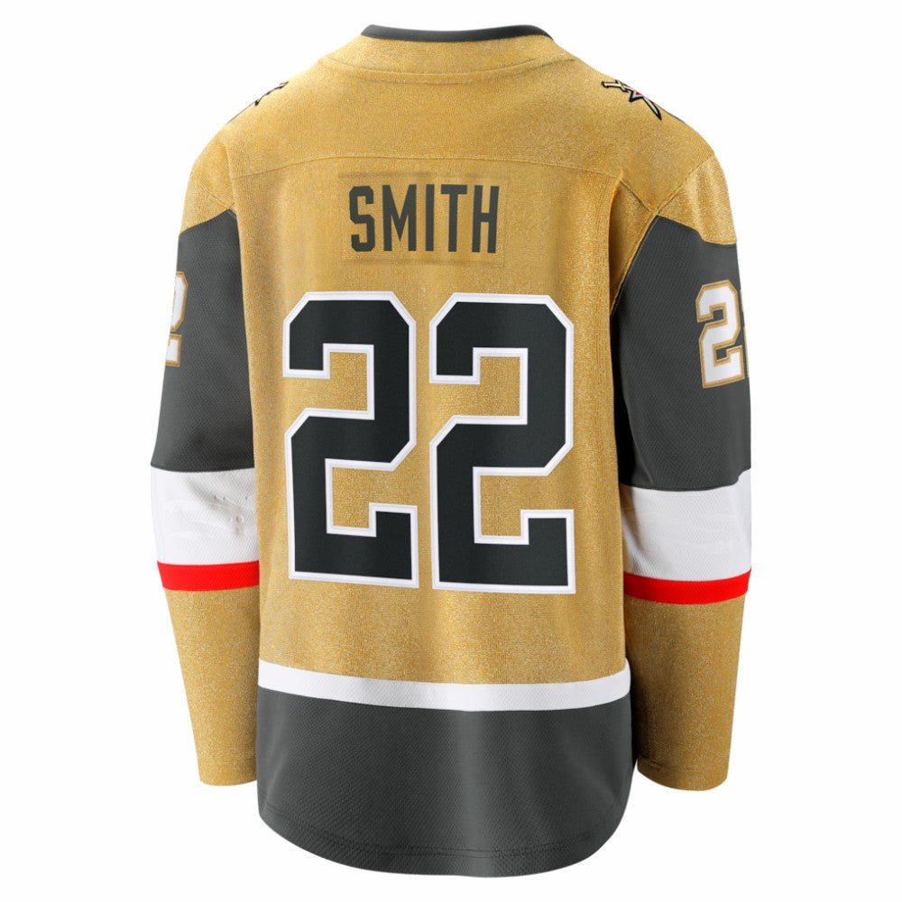 NHL Cole Smith Vegas Golden Knights Fanatics Home Breakaway Jersey - Gold