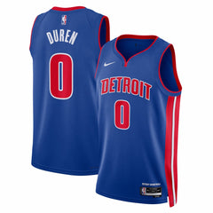 Jalen Duren Detroit Pistons Unisex Swingman Jersey Icon Editi- Blue