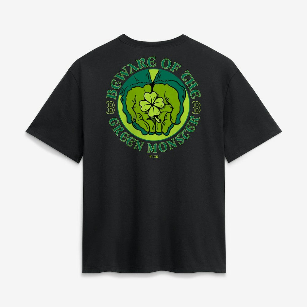 Boston Red Sox Women's Beware of the Green Monster T-Shirt - Black T-shirts
