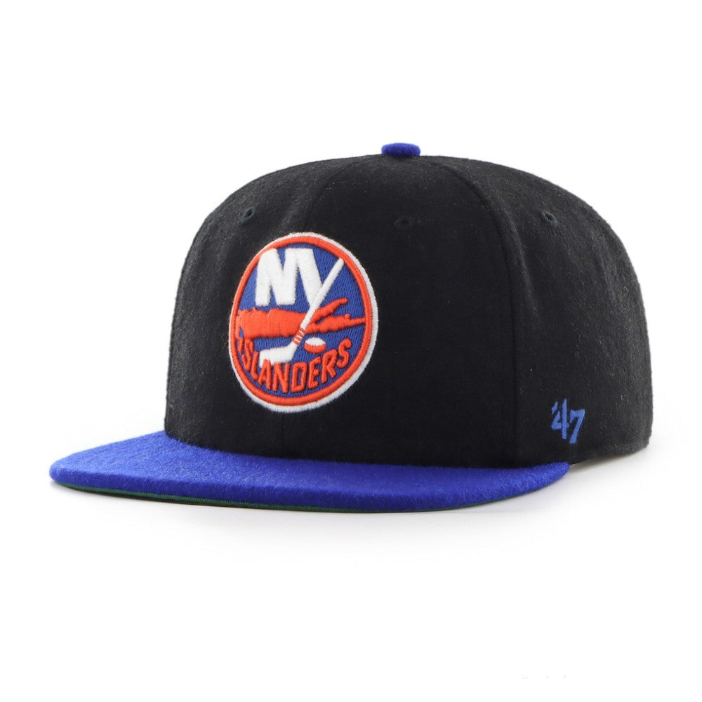 NHL New York Islanders '47 Aldrich 2-Tone Captain Adjustable Hat - Black/Royal