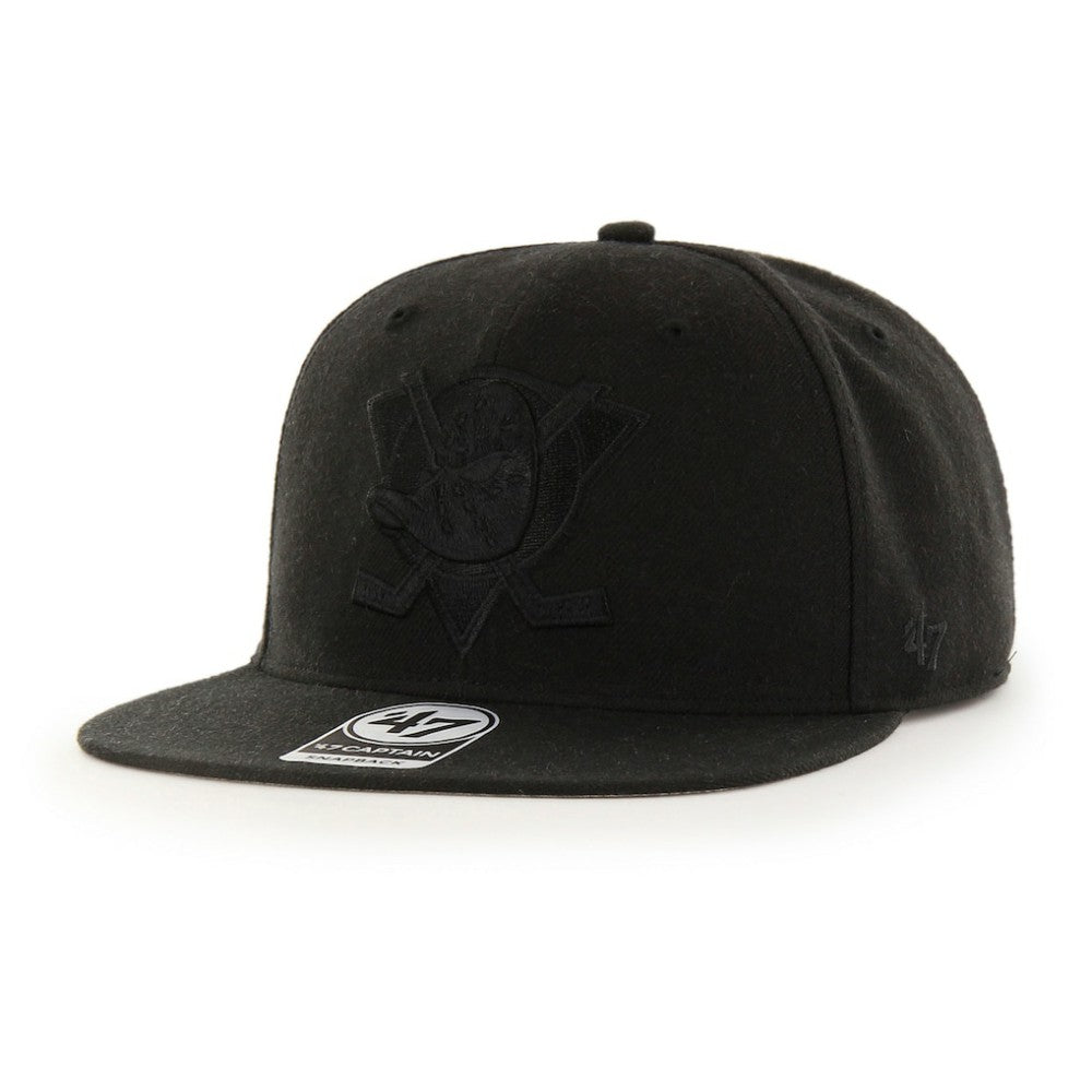 NHL Anaheim Ducks '47 No Shot Captain Snapback Hat - Black