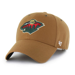 NHL Minnesota Wild Carhartt x '47 MVP Structured Adjustable Hat - Tan