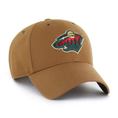 NHL Minnesota Wild Carhartt x '47 MVP Structured Adjustable Hat - Tan