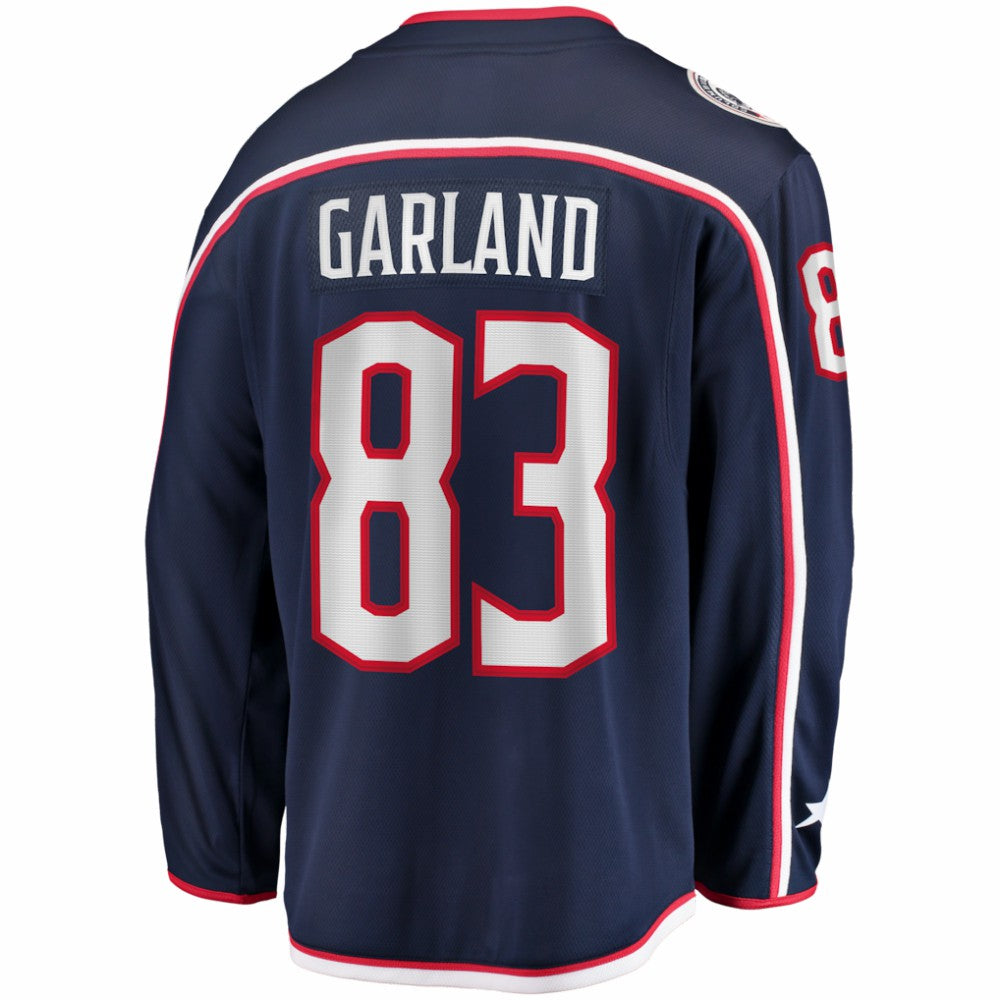 NHL Conor Garland Columbus Blue Jackets Fanatics Home Breakaway Jersey - Navy
