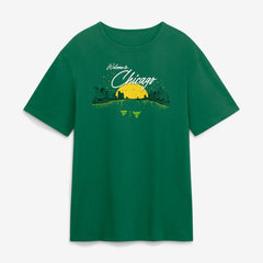 Chicago Bulls St. Patrick's Day Green River T-Shirt Green