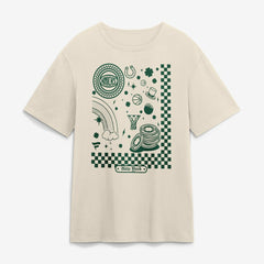 New York Knicks St. Patrick's Day Charms T-Shirt Cream