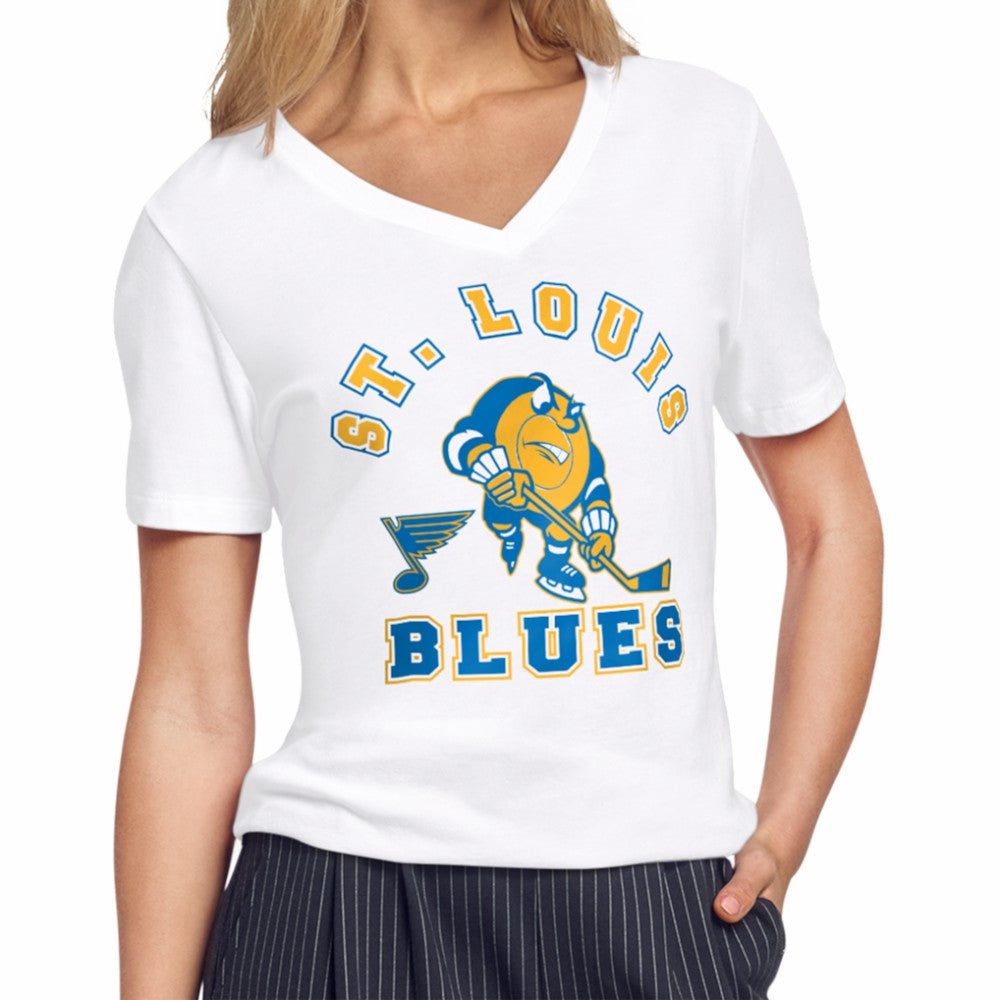 NHL St. Louis Blues Starter Women's Tough Puck T-Shirt - White