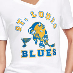 NHL St. Louis Blues Starter Women's Tough Puck T-Shirt - White