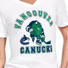 NHL Vancouver Canucks Starter Women's Tough Puck T-Shirt - White