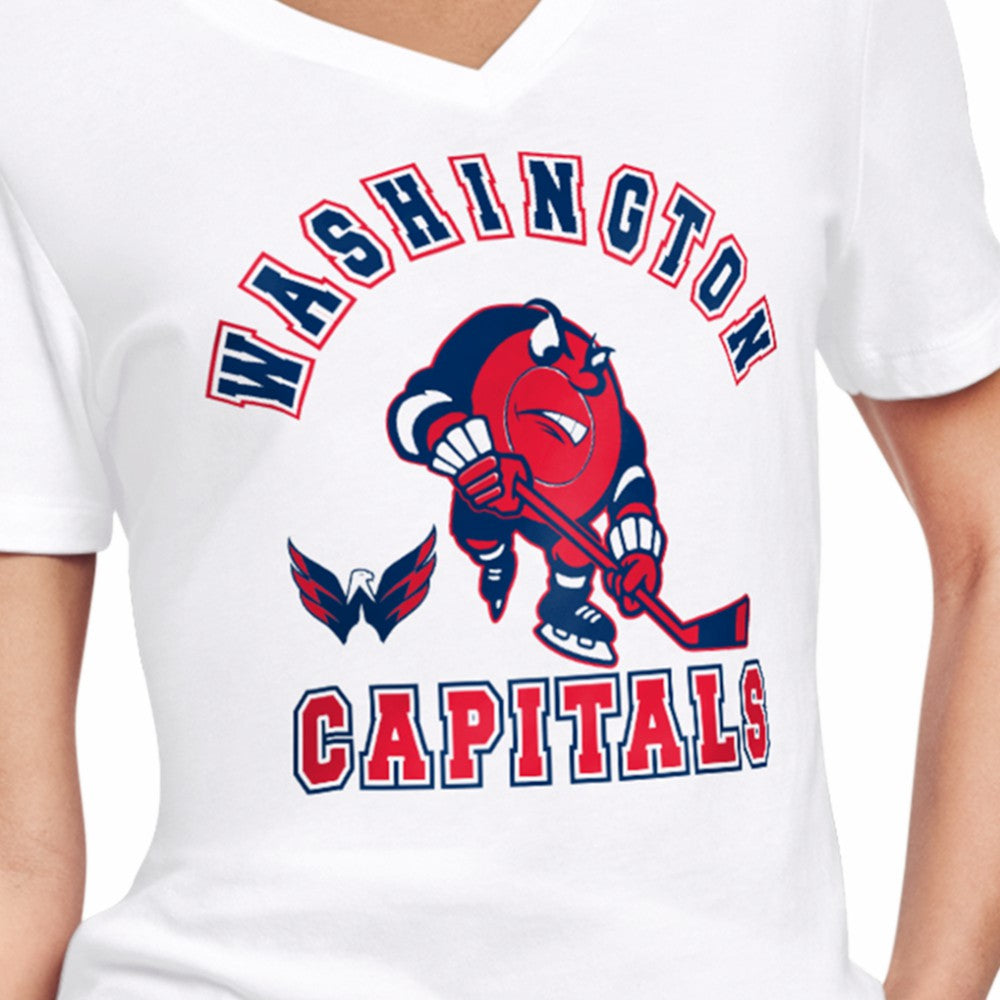 NHL Washington Capitals Starter Women's Tough Puck T-Shirt - White