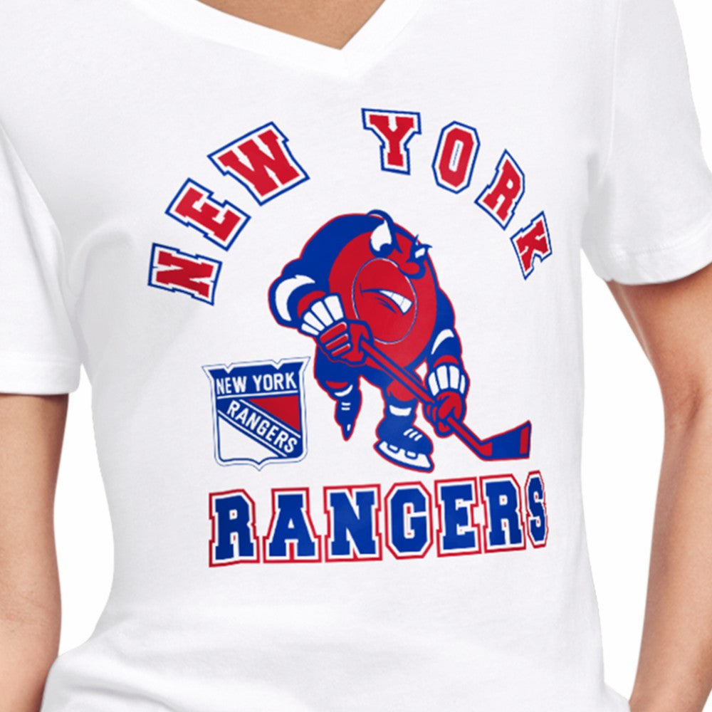 NHL New York Rangers Starter Women's Tough Puck T-Shirt - White