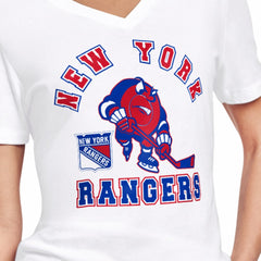 NHL New York Rangers Starter Women's Tough Puck T-Shirt - White