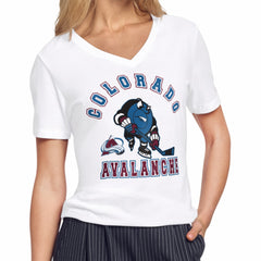 NHL Colorado Avalanche Starter Women's Tough Puck T-Shirt - White