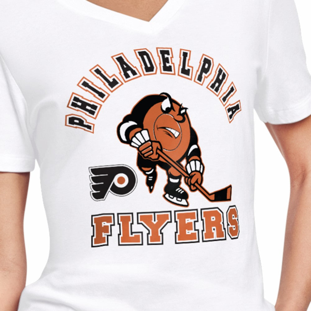 NHL Philadelphia Flyers Starter Women's Tough Puck T-Shirt - White