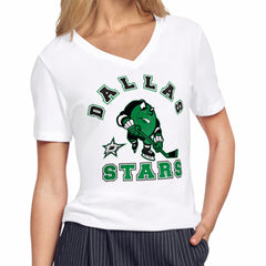 NHL Dallas Stars Starter Women's Tough Puck T-Shirt - White