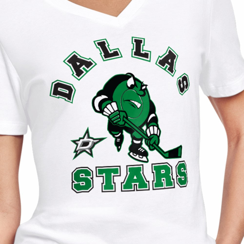 NHL Dallas Stars Starter Women's Tough Puck T-Shirt - White
