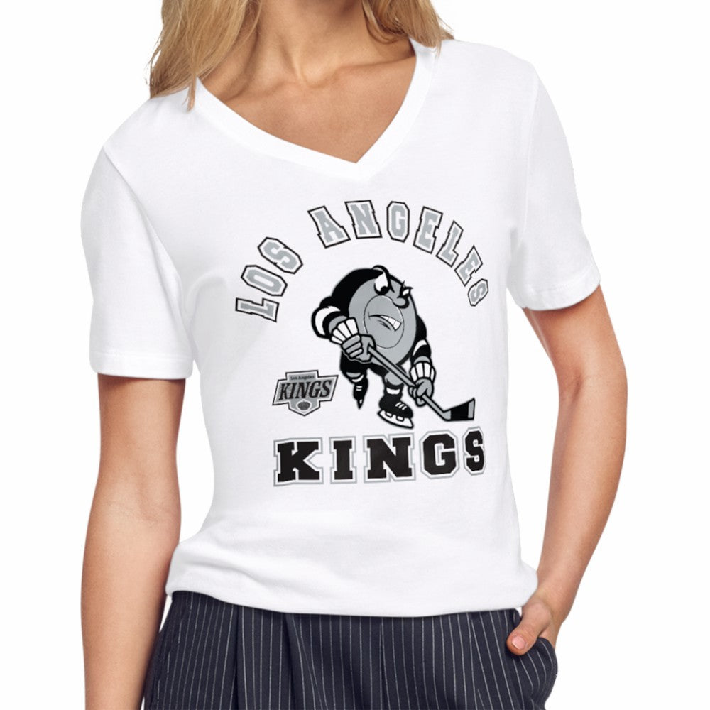 NHL Los Angeles Kings Starter Women's Tough Puck T-Shirt - White