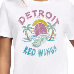 NHL Detroit Red Wings Starter Women's Tonal Beach T-Shirt - White