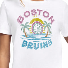 NHL Boston Bruins Starter Women's Tonal Beach T-Shirt - White